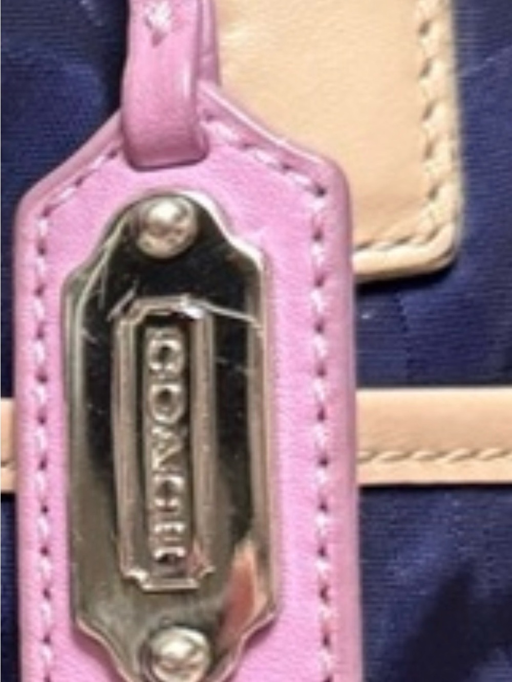 Coach Legacy Weekend Signature Nylon East/West Tote - Picture 6 of 8